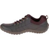 Championes Caterpillar modelo Instruct, color marrón, con diseño casual y flexible. Presenta capellada de cuero, cierre con cordones, logo de la marca en el lateral y suela de goma con relieve.