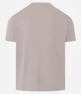 Remera de corte muscle fit, manga corta y cuello redondo, confeccionada en tejido de ribana con textura acanalada.