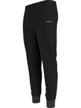 Pantalón de jogging negro de Calvin Klein, con cintura elástica, bolsillos laterales y logo en la pierna.