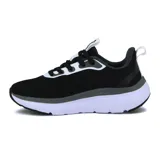 Championes de running Diadora Moon para hombre, color negro con detalles en gris y blanco.