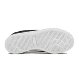 Championes Lotto negros con detalles en gris y logo en naranja.