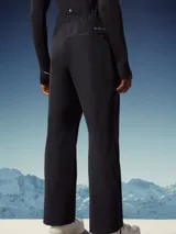 Pantalón de ski negro Moncler con tecnología Recco y Gore-Tex.