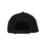 Gorra de béisbol negra con logo de Diadora bordado en blanco en el frente.