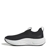 Championes urbanos Adidas modelo Cloudfoam Cuxxion, color negro con suela blanca. Diseño slip-on de tejido transpirable con tecnología Cloudfoam para mayor amortiguación.