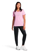 Pantalón deportivo Under Armour de corte ajustado, confeccionado en tejido HeatGear ultraligero y elástico. Presenta cintura elástica con cordón ajustable, bolsillos laterales y puños elásticos en los tobillos.