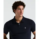 Polo de hombre Original Penguin Daddy, color azul marino, de corte recto y mangas cortas. Tiene cuello con solapa y cierre de dos botones. Logo bordado en el pecho.