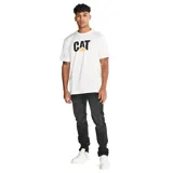 Pantalón de jean skinny color gris oscuro, con cierre de cremallera y botón metálico con logo de la marca. Diseño de cinco bolsillos, remaches con logo CAT, parche con logo Oxford Cat en la parte trasera de la cintura y etiqueta triangular en el bolsillo trasero.