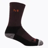 Medias deportivas de caña media Merrell, diseñadas para senderismo con refuerzos en zonas de fricción y tejido técnico de alta transpirabilidad.