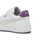 Championes Puma CA Pro Classic, color blanco con detalles en negro y marrón.