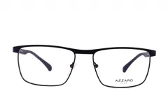 Armazón para lentes de receta Azzaro, modelo 31220, color negro con forma rectangular.