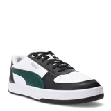 Championes Puma Caven 2.0 de estilo urbano inspirado en el básquetbol de los años 80. Presentan un diseño monocromático en color blanco con exterior sintético, perforaciones en la puntera para mayor ventilación y suela de goma. Incluyen tecnología SOFTFOAM+ para mayor amortiguación y confort.