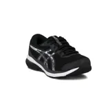 Championes de running Asics modelo Gel-Nagoya 5, color negro con detalles en gris y blanco, confeccionados en malla transpirable y suela con amortiguación.