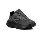 Championes de running Diadora modelo Glace L, color gris con detalles en negro. Presentan una capellada de tejido knit transpirable y una suela de phylon que proporciona amortiguación y ligereza.
