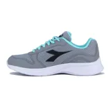 Championes Diadora Champion Mujer Running Robin 4 W, color negro con detalles en blanco.