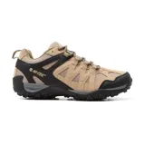 Championes de trekking Hi-Tec modelo Patsy, en combinación de colores tostado y negro. Presentan un diseño robusto con refuerzos laterales, suela con relieve para mayor tracción y cierre mediante cordones.