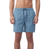 Short de baño Quiksilver modelo Salvador, color azul, de corte clásico con cintura elástica y cordón ajustable contrastante.