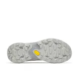 Championes de trail running Merrell modelo Moab Speed 2 Sport, color gris con detalles en crema. Presentan un diseño técnico con empeine de nailon ripstop y TPU, suela Vibram TC5+ de alto agarre y tecnología FlexPlate para mayor estabilidad y flexibilidad.