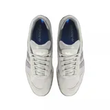 Zapatillas Adidas Aloha Super color gris claro con las tres tiras laterales en gris oscuro.