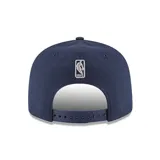 Gorro New Era unisex, modelo 9Fifty, del equipo de baloncesto Indiana Pacers de la NBA. Color azul marino con logo del equipo bordado en el frente.