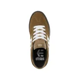 Championes Etnies Windrow Vulc color marrón con detalles en beige y suela negra.