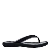 Sandalias de dedo Rider modelo Dunas Thong para mujer, en combinación de negro y gris, con tiras texturizadas y suela contorneada.