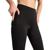 Calzas deportivas Puma de tiro alto, largo 7/8, con bolsillos laterales y logo de la marca estampado en la pierna. Confeccionadas con tecnología dryCELL para absorción de humedad.