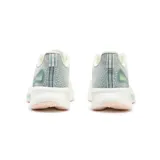 Championes de running 361° Quikfoam Infinity 5.0, color blanco con detalles en verde y gris, capellada de malla transpirable y suela con amortiguación.
