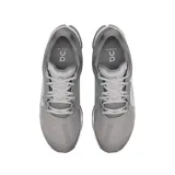 Championes de running On modelo Cloudflow, color gris con entresuela blanca y suela con tecnología CloudTec.
