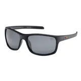 Lentes de sol MDQ modelo Rincon, con armazón envolvente negro mate y cristales oscuros.