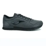 Championes Joma de estilo sneaker, color negro, con logo en el lateral y suela de goma.