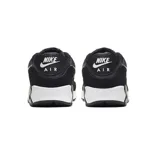 Championes Nike Air Max 90 365, diseño clásico con unidad de aire visible en el talón, confeccionados en una combinación de malla y materiales sintéticos en color negro con detalles en blanco.