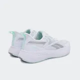 Championes de running Reebok modelo Verse, color blanco con detalles en verde menta y plateado, con suela amortiguada.