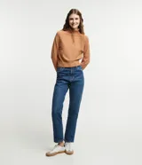 Blusa de punto de la marca Blue Steel, con cuello alto, manga larga y diseño básico ajustado al cuerpo.