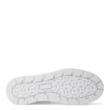 Championes blancos de plataforma con cordones.