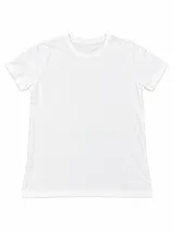 Remera negra de manga corta, cuello redondo y diseño clásico.