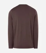 Remera deportiva de manga larga Get Over color gris melange, con cuello redondo y confeccionada en tejido tecnológico de secado rápido.