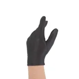 Guantes negros de cuero tipo cabretilla ultra suave y flexible, ideales para manejar por su propiedad antideslizante.