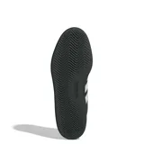 Championes Adidas Breaknet 3.0 de cuero sintético negro con las tres tiras blancas características de la marca.