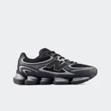 Championes New Balance modelo Abzorb 2000, color negro con detalles plateados y suela con tecnología de amortiguación visible.