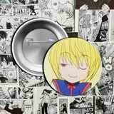 Pin metálico con imagen de los personajes Gon y Killua del anime Hunter x Hunter.