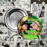 Pin metálico con imagen de Gohan Super Saiyan.