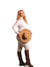 Camisa blanca de manga larga con botones.