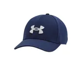 Gorra Under Armour negra con logo blanco bordado en el frente.