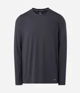 Remera deportiva de manga larga Get Over, confeccionada en tejido técnico con tecnología Dry y protección UV 30+. Presenta cuello redondo, corte regular y acabado con textura sutil.