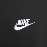 Buzo Nike de hombre color negro, modelo Sportswear Club Fleece. Confeccionado en tejido de vellón cepillado de algodón y poliéster, con logo bordado en el pecho izquierdo.