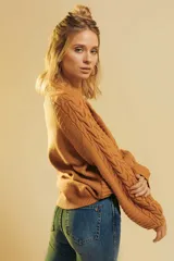 Pantalón de jean azul de corte recto.