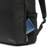Mochila Columbia Star Range Square Bp de color negro, con tecnología Omni-Shield™ que repele la humedad y manchas. Cuenta con compartimento principal con cierre, bolsillos externos organizadores y funda acolchada para computadora portátil.