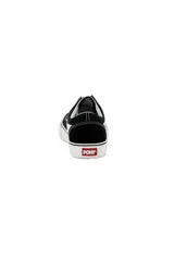 Championes deportivos Pony modelo Garden, color azul marino con el característico logo lateral en blanco y cordones blancos. Suela de goma blanca con línea negra.
