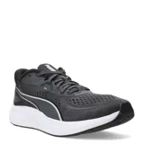 Championes de running Puma Skyrocket Lite 2, color negro con detalles en blanco. Presentan capellada de material textil transpirable, entresuela PUMALITE para amortiguación reactiva y plantilla SOFTFOAM+ para mayor confort.