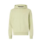 Hoodie de Calvin Klein en color verde claro, con capucha y un discreto micro logo impreso en el pecho.